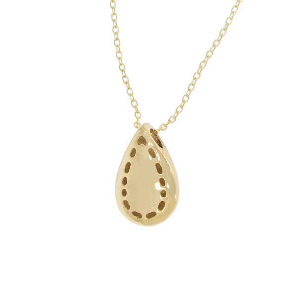 Women's K14 or K18 Gold Pendant with chain Copy Copy