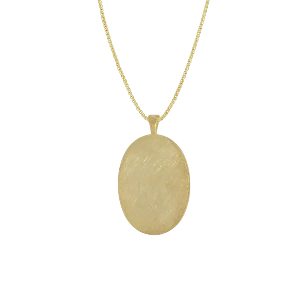 Virgin Mary Eptaspathi Gold Pendant 