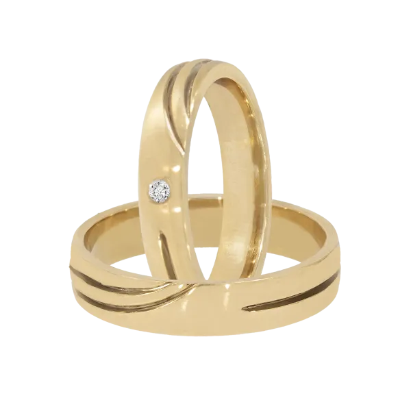 14K Gold Wedding Bands