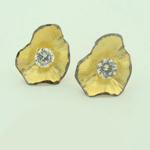 Gold Ear Studs K14