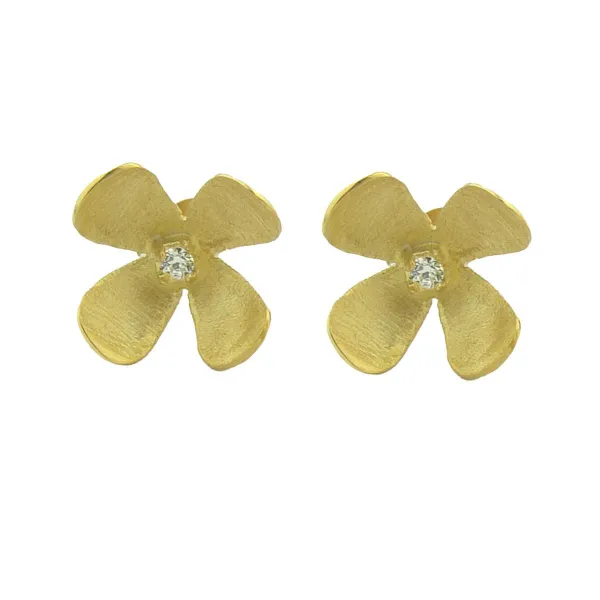Gold Ear Studs K14