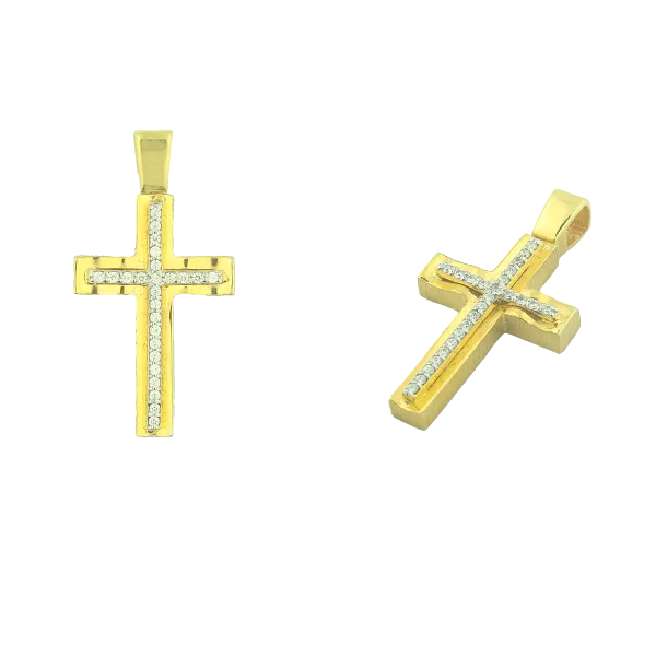Χρυσός Σταυρός 14K