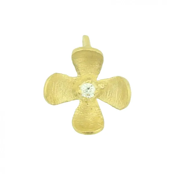 Women's K14 Flower Pendant