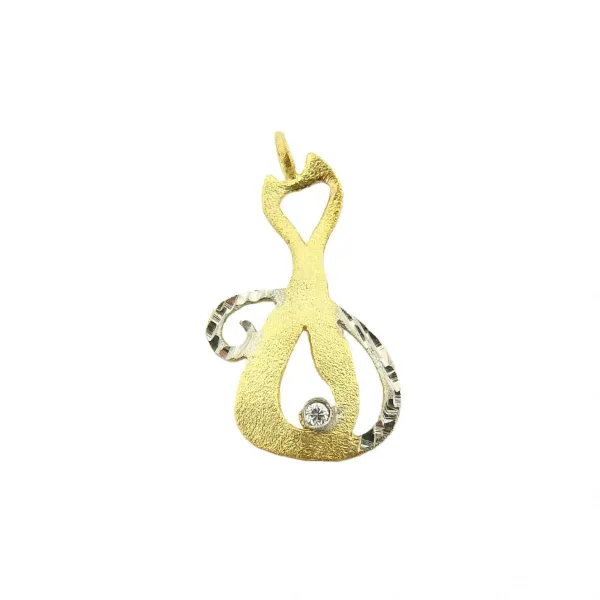 Women's K14 Pendant Cat