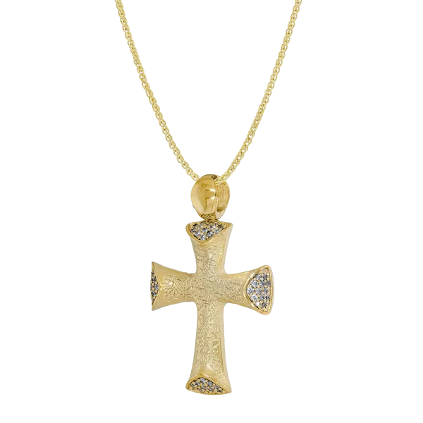 Gold Cross "Jiola" - 2 Options