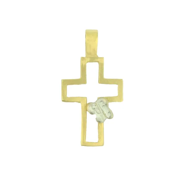 Mini Gold Cross 14K