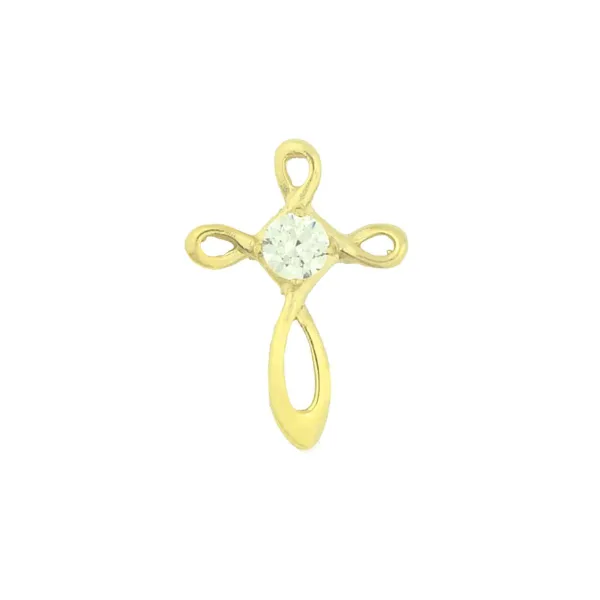 Mini Gold Cross 14Κ