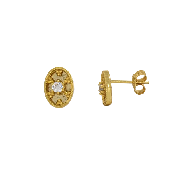 Gold Ear Studs K14