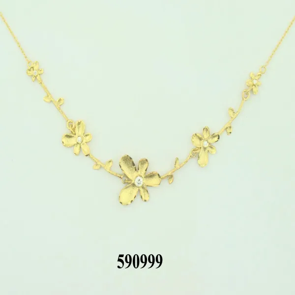 Women's K14 Yellow Gold Necklace Copy