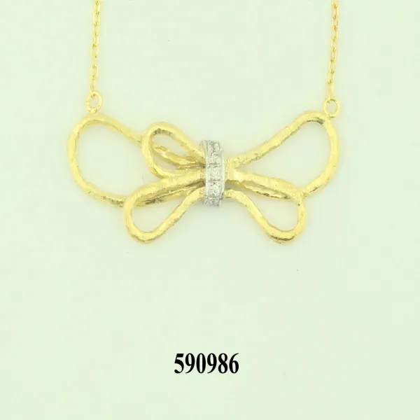 Women's K14 Yellow Gold Necklace Copy