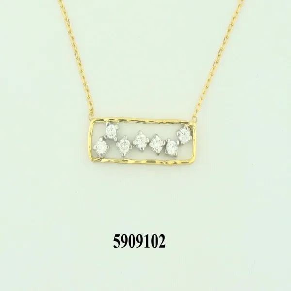 Women's K14 Yellow Gold Necklace  