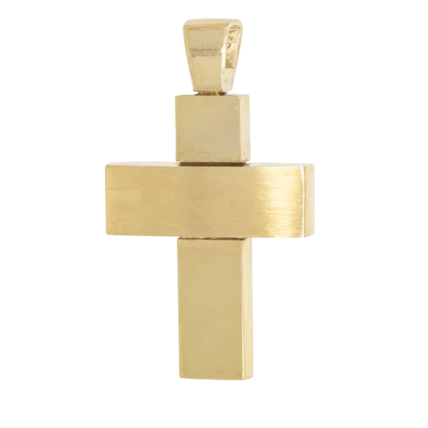 Gold Cross for men ""InGeo" Copy Copy