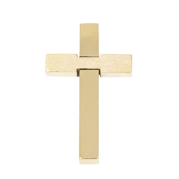 Gold Cross for men ""InGeo" Copy Copy Copy