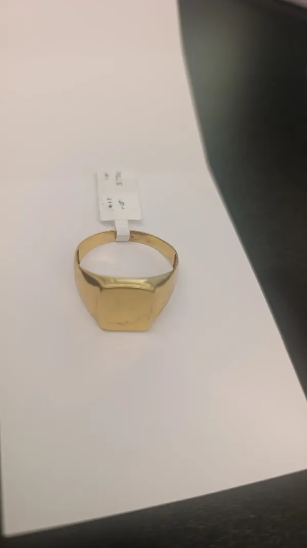 Men’s Gold Ring with Brown Stone – 14K or 18K  Copy