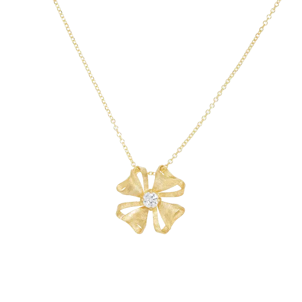 Women's K14 or K18 Gold Pendant with chain Copy Copy Copy Copy Copy