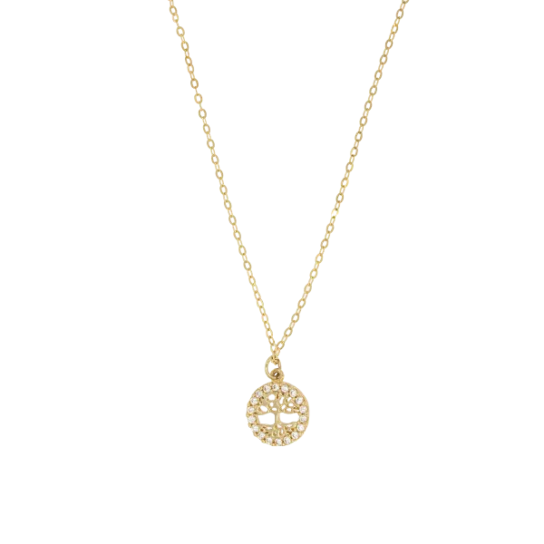 Women's K14 or K18 Gold Pendant with chain Copy Copy Copy