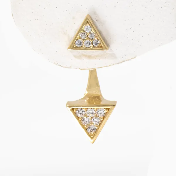 14K or 18K Gold Ear Jacket Earrings  Copy Copy Copy Copy Copy