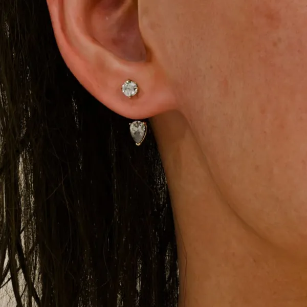 14K or 18K Gold Ear Jacket Earrings  Copy Copy Copy Copy Copy Copy Copy Copy Copy Copy Copy Copy Copy Copy