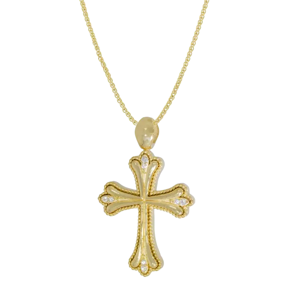 Gold Cross "Prinpel" - 2 Options