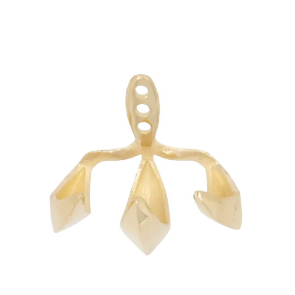 14K or 18K Gold Ear Jacket Earrings