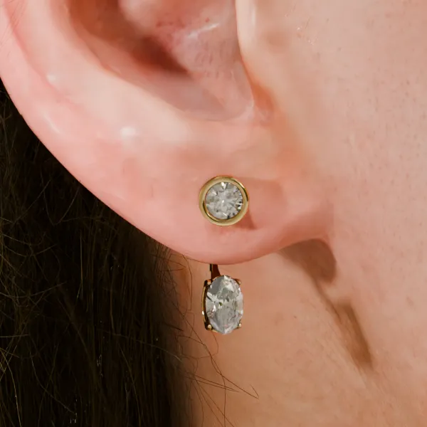 Σκουλαρίκια 14Κ ή 18Κ Ear Jackets 