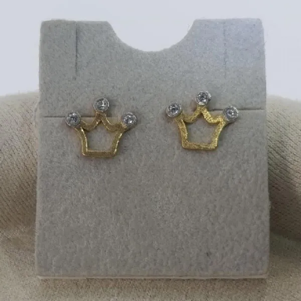 Gold Ear Studs K14