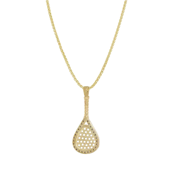 14Κ Tennis Racket Pendant