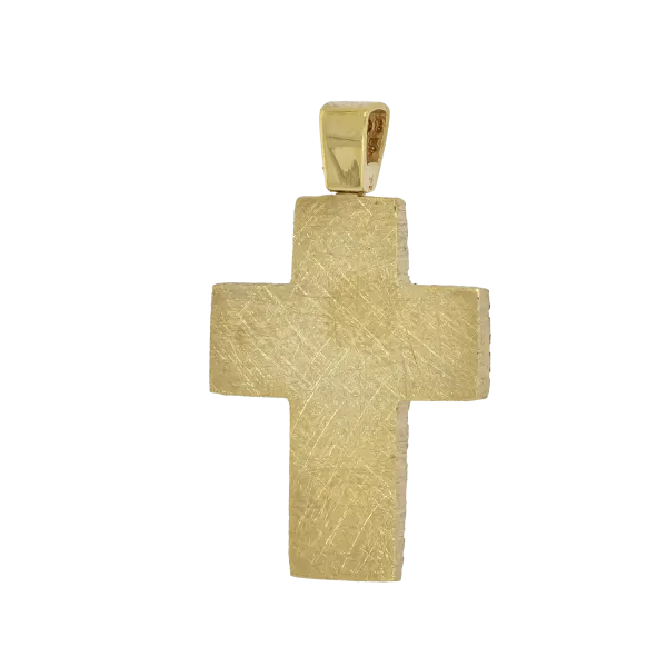 Ανδρικός Χρυσός Σταυρός K14 ή Κ9