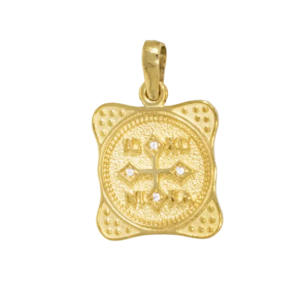 Virgin Mary Eptaspathi Gold Pendant  Copy Copy Copy Copy Copy