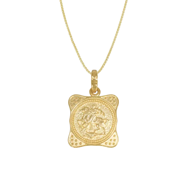 Virgin Mary Eptaspathi Gold Pendant  Copy Copy Copy Copy Copy Copy Copy