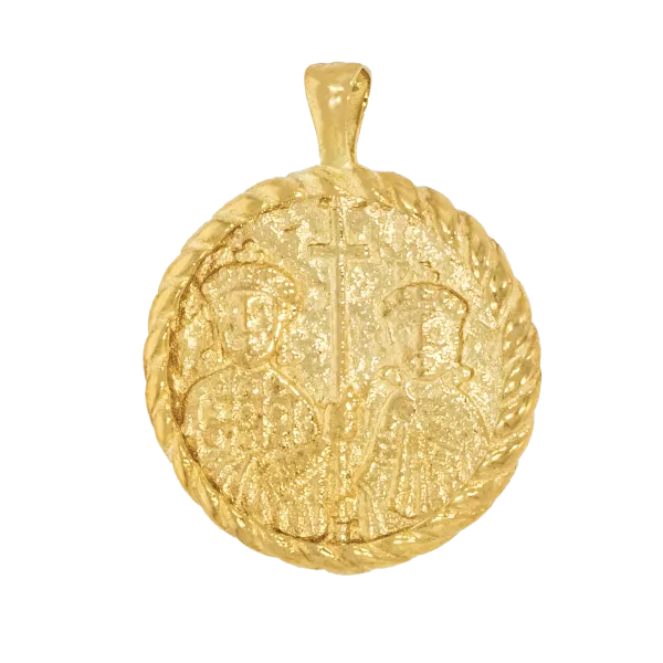 Virgin Mary Eptaspathi Gold Pendant  Copy Copy Copy Copy Copy Copy Copy